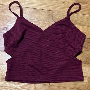 Cut Out Crop Top
